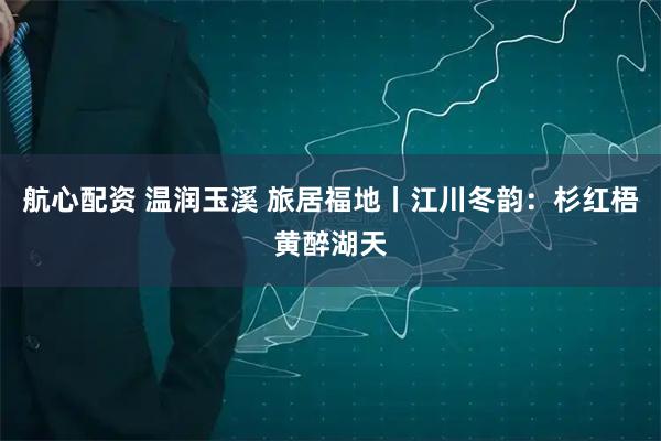 航心配资 温润玉溪 旅居福地丨江川冬韵：杉红梧黄醉湖天